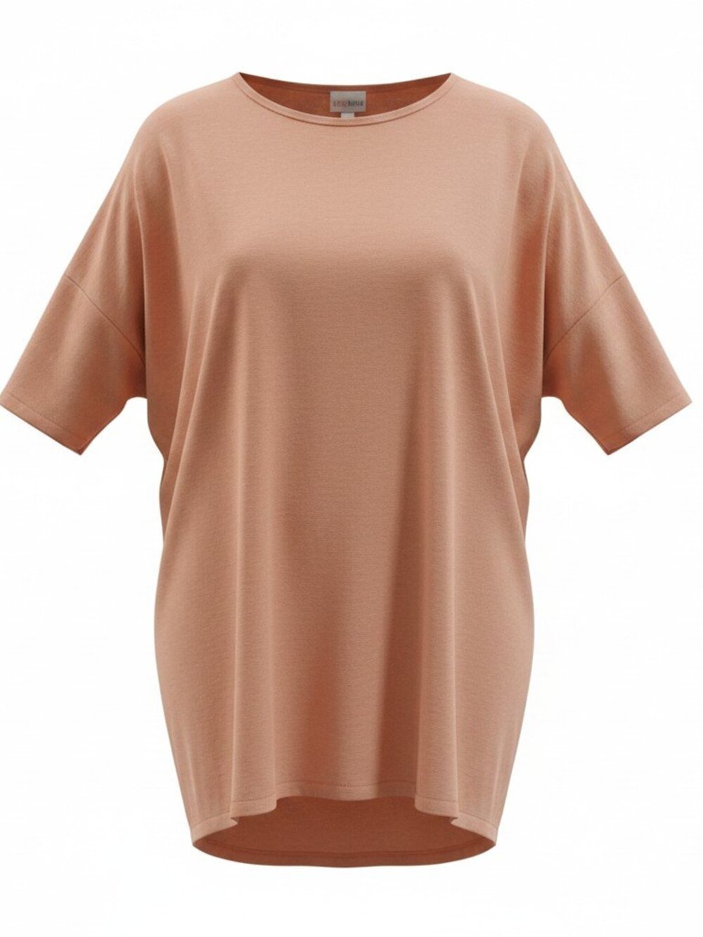 LulaRoe Orange T-shirt Scoop Neck Short Sleeve High Low Womens Size XL  #22